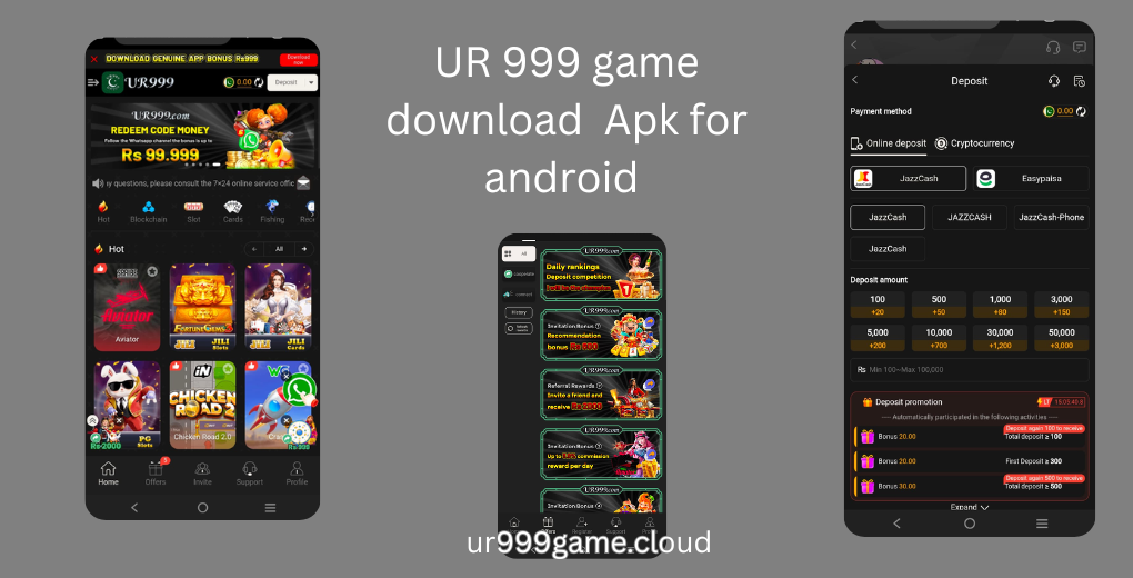 ur999 game login deposit